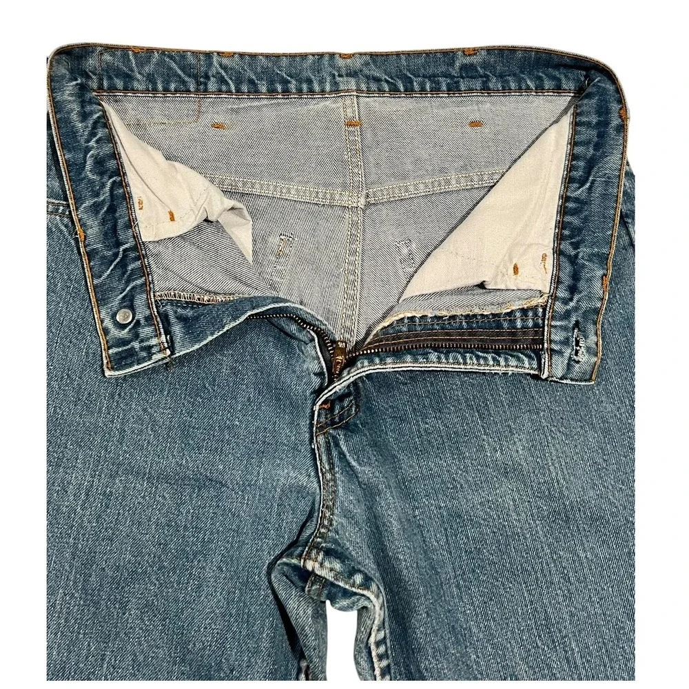 Vintage 1978 Levi's 519 Orange Tab Straight Leg‎ Jeans Blue Men's 32x33